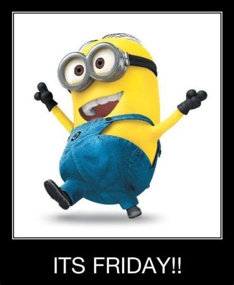 Tgif minion t funny cartoons related keywords clipart – Clipartix