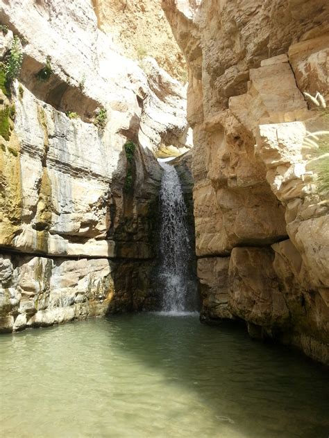 Hidden Waterfall At En Gedi Free Stock Photo - Public Domain Pictures