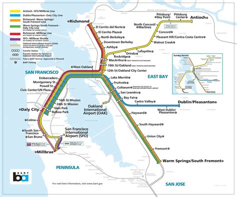 BART unveils a new system map. Here's what's changed.