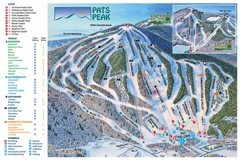 Pats Peak Ski Area Trail Map | New Hampshire Ski Resort Maps