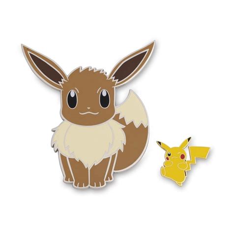 Pokémon Giant Pins: Eevee Oversize Pin | Pokémon Center Official Site