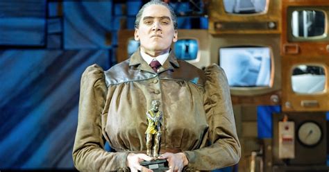 Elliot Harper as Miss Trunchbull in the RSC's Matilda The Musical UK & Ireland Tour