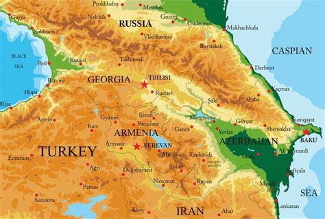 Are Georgia, Armenia, and Azerbaijan in Asia or Europe? | Armenia, Azerbaijan, World geography