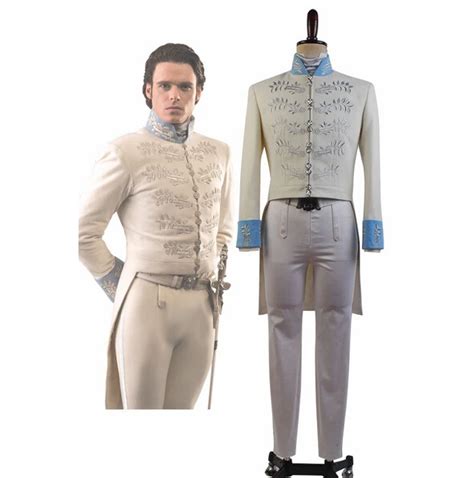 Cinderella 2016 the Movie Prince Charming Richard Madden COSplay Costume Attire For Adult Men-in ...