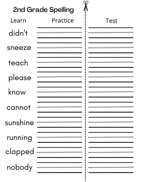 Second Grade Spelling Worksheets | K5 Learning - Worksheets Library