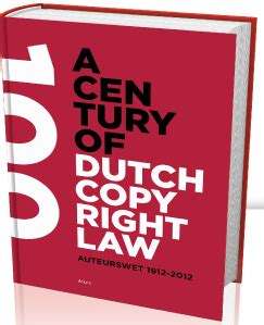 The 1709 Blog: A Century of Dutch Copyright Law