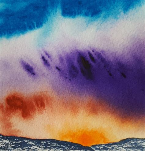 Pin on Watercolour Skyscapes by Robert Austin