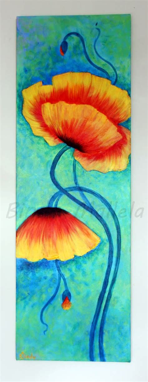 crazy for colors!: Contemporary Poppies...