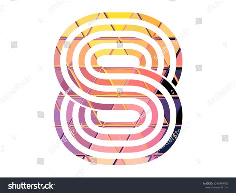 Number 8 Logo Icon Stock Illustration 1249379782 | Shutterstock