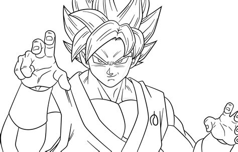 Download Super Saiyan Coloring Pages - Goku Super Saiyan Blue Drawing PNG Image with No ...
