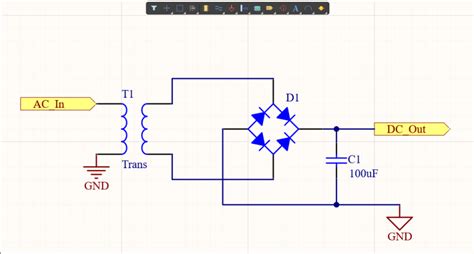 Ac To Dc Converter Circuit Diagram With Transformer - IOT Wiring Diagram