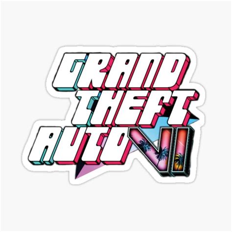 "Grand Theft Auto VI Fan Art" Sticker for Sale by pomak | Redbubble