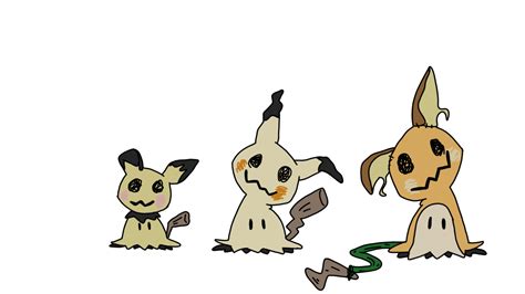 I feel like mimikyu needs some evolutions. So I made some😁 : r/pokemon