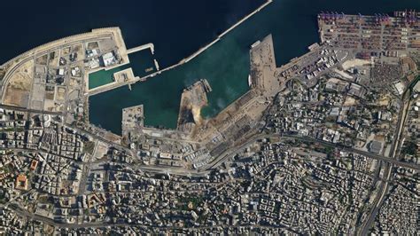 Beirut explosion devastation spotted from space (satellite photos) | Space