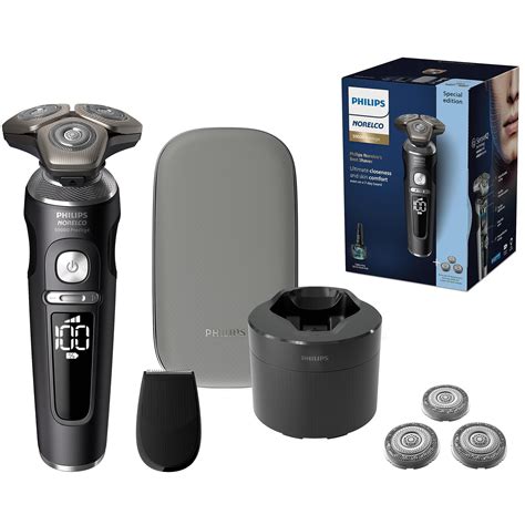 Philips Norelco S9000 Prestige Rechargeable Wet & Dry Shaver with Bonus ...