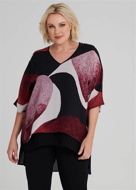 Shop Plus Size Winter Hue Tunic in Multi | Taking Shape AU