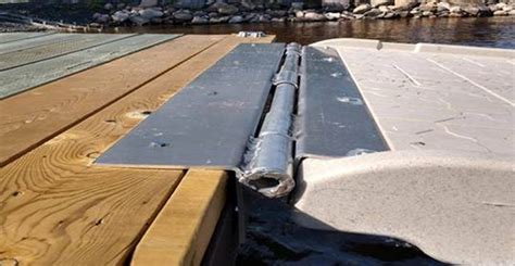 12' Ramp Abudment Hinge - Wave Armor - Floating Docks