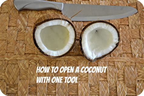 How To Open a Coconut With One Tool