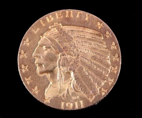 Sold Price: 1911 Liberty Indian Head Five Dollar Gold Coin $5 - October ...