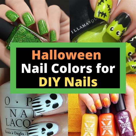 10 Must-Try Halloween Nail Colors and Designs.