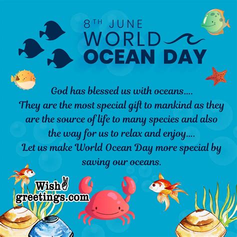 World Oceans Day Wishes, Messages, Quotes - Wish Greetings