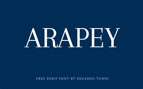 Arapey Font Free Download - Graphic Design Fonts