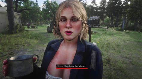 Karen Exclaims Arthur to leave Karen alone! | Rdr2 - YouTube