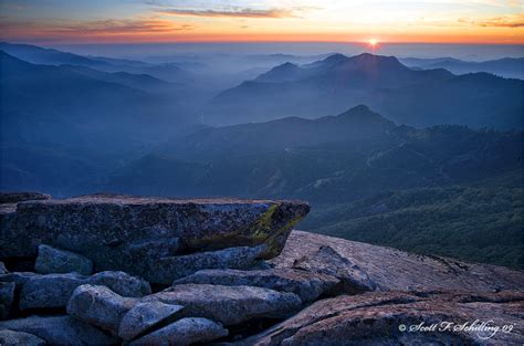 Sequoia National Park Sunset - Landscape & Rural Photos - Scott F. Schilling Photography