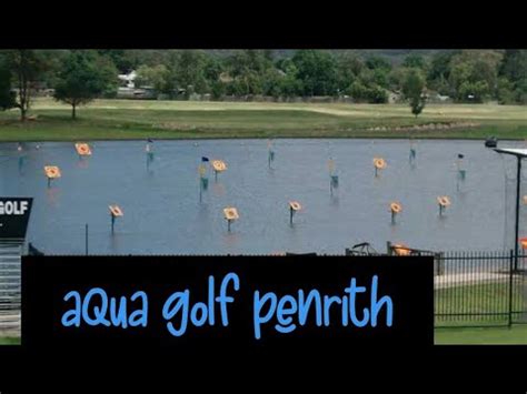 first time at aqua golf penrith - YouTube