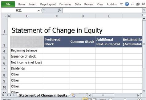 Impressive Statement Of Changes In Equity Format Pdf Golden Corporation Cash Flows