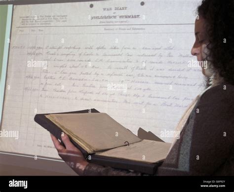 First World War diaries go online Stock Photo - Alamy