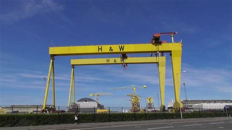 Harland & Wolff Cranes Samson & Goliath Belfast - YouTube