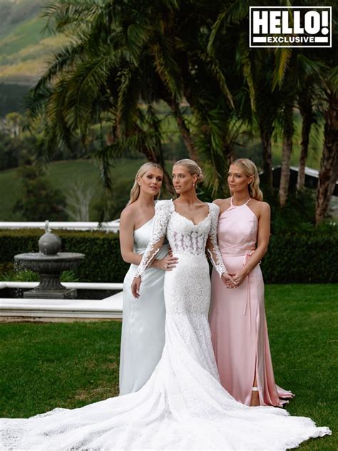 Glowing Lady Amelia Spencer rocks two bridal gowns for sunset mountain wedding – exclusive album ...