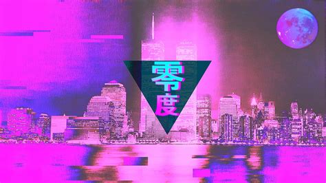 Pink city photo, vaporwave, glitch art, 3D, 3d design HD wallpaper | Wallpaper Flare