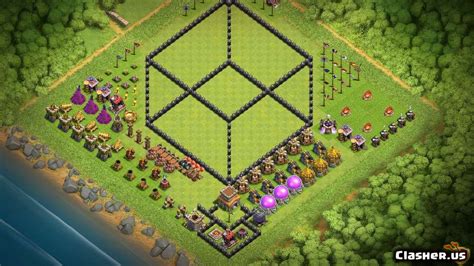 [Town Hall 8] TH8 Cube - hybrid base [With Link] [7-2019] - Hybrid Base - Clash of Clans ...