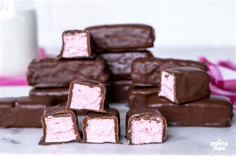 Copycat Strawberry Three Musketeers Candy Bar | Dixie Crystals