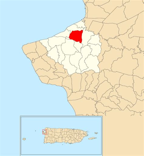 Image: Asomante, Aguada, Puerto Rico locator map