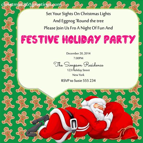 Christmas Party Invitation Ideas - Christmas Celebration - All about Christmas