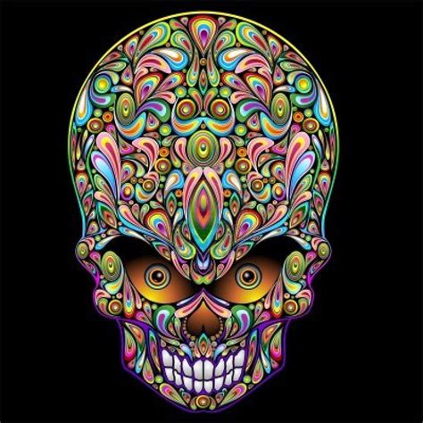 Psychedelic Skull Pop Art Design Royalty Free Cliparts, Vectors, And Stock Illustration. Image ...