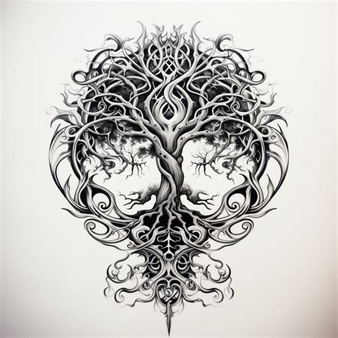 Tree of Life Tattoo Design 1 - Etsy