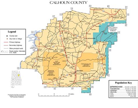 Maps of Calhoun County