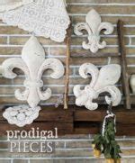 Fleur de Lis Wall Art ~ From Thrifted to Fabulous - Prodigal Pieces