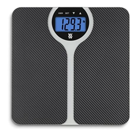 weight watchers by conair digital precision bmi bathrom scale; shows bmi (body mass index) for 4 ...