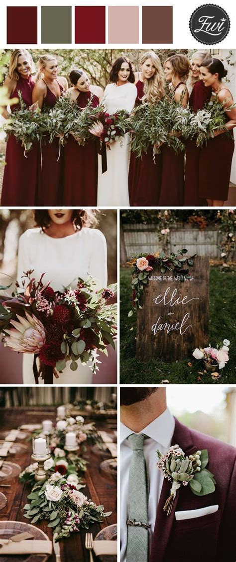 50+ Refined Burgundy and Marsala Wedding Color Ideas for Fall Brides - Elegantweddinginvites.com ...