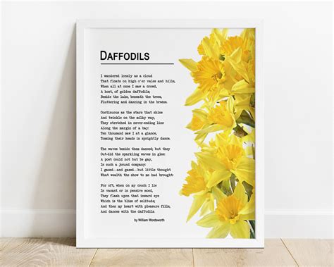 William Wordsworth Daffodils For Kids