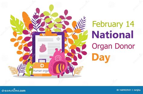 National Organ Donor Day is Observed on February 14, 2020. Human Organ ...