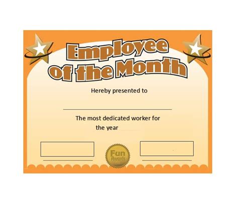 employee of month certificate template - DriverLayer Search Engine