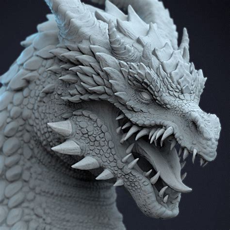 ArtStation - Dragon Bust