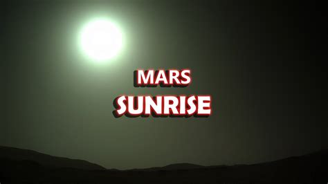 Mars Planet Sunrise | Latest Images by Perseverance Rover - YouTube