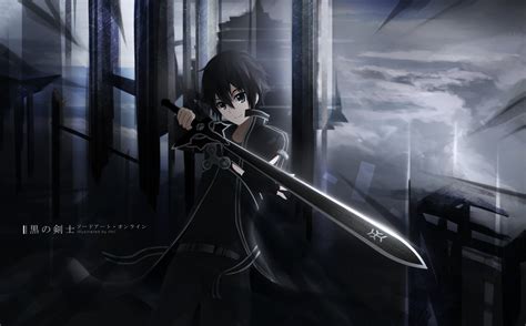 Download Kazuto Kirigaya Kirito (Sword Art Online) Anime Sword Art Online 4k Ultra HD Wallpaper ...